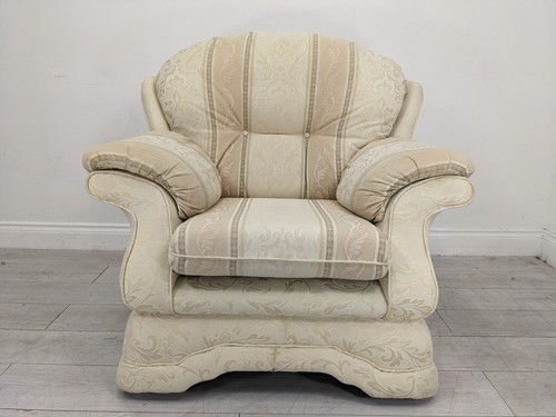 Arm chair beige - arm, stripe
