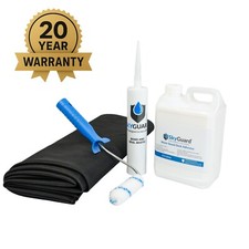 Skyguard Rubber Roofing Kit EPDM Black Rubber Roll & Glues for Apex & Flat Roof
