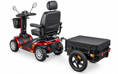 Mobility scooter cargo trailer - scooter,