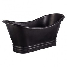 Pure Copper Bathtub Hand Hammered In water proof Black paint- "FREE shipping"