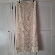 Vintage Cream Lace  Curtain /