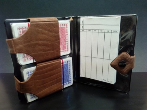 Vintage travel bridge set - set, in