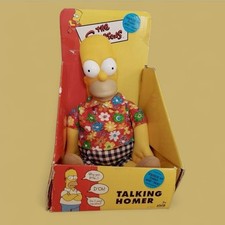 Vintage 1998 Vivid Imaginations The Simpsons Talking Homer Simpson Doll