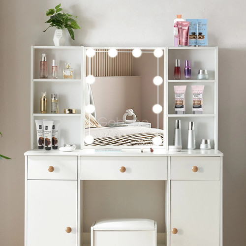 White large dressing table - white, w/