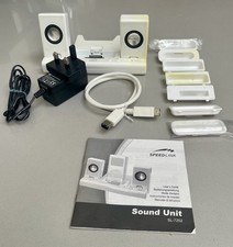 Speedlink SL-7252 Sound Unit Docking Station & Speakers for Apple iPod; White