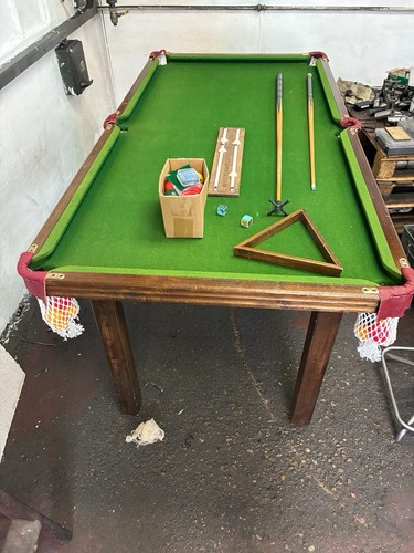 Snooker table 6ft - table, 3ft