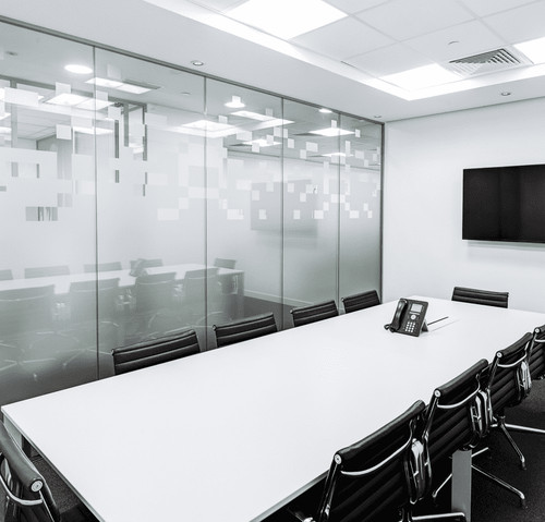 Glass partition kits made - glass,