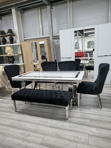 Dining bench french velvet - dining,