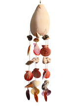 Melo Shell Wind Chime ~ Mobile ~ Beach ~ Seaside ~ Nautical ~ Hanging ~ Decor ~
