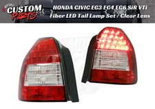 HONDA CIVIC EK2 EK3 EK4 EK9 3Door LED Tail Light LH RH Set Red Clear JDM