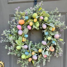 Eucalyptus Wreath Colorful Egg