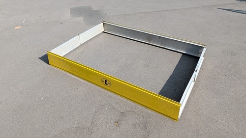 Aluminium toeboard protection - aluminium,
