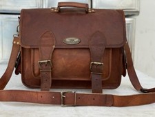 Men's Leather Briefcase Laptop