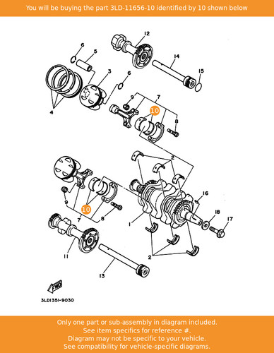 Yamaha plane bearing - yamaha,