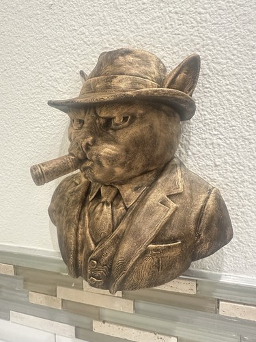 Mob boss cat wall sculpture - mob,