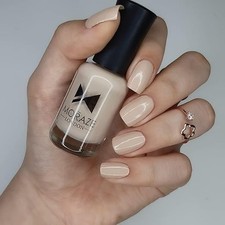 Moraze Glossy Touch Nude Nail Polish/Nail Paint for Women, Quick Drying, Long La