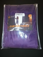 Blackout Curtains Purple Velvet 52x84 2 Panels