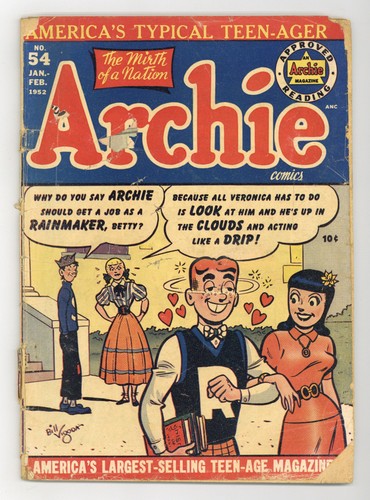 Archie 1 0 1952 - #54, 1.0
