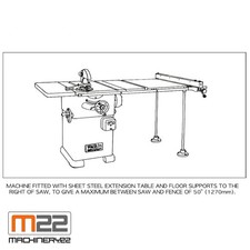 Wadkin Sheet Steel Extension