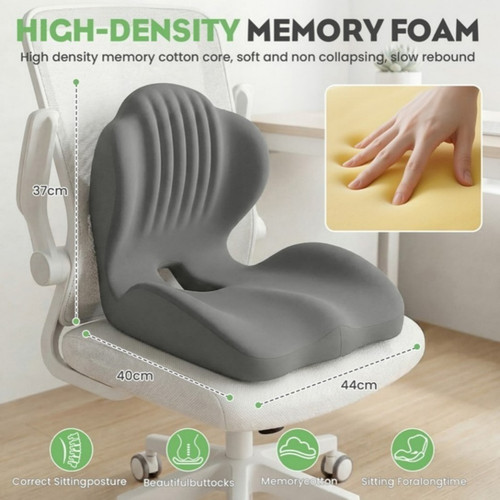 Ergonomic back and seat - 2-in-1,