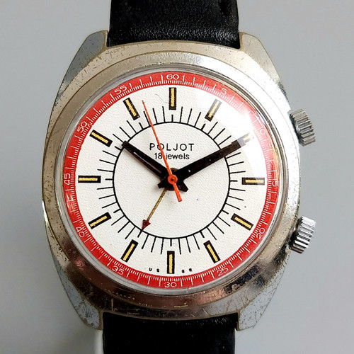 Soviet watch poljot alarm - poljot,