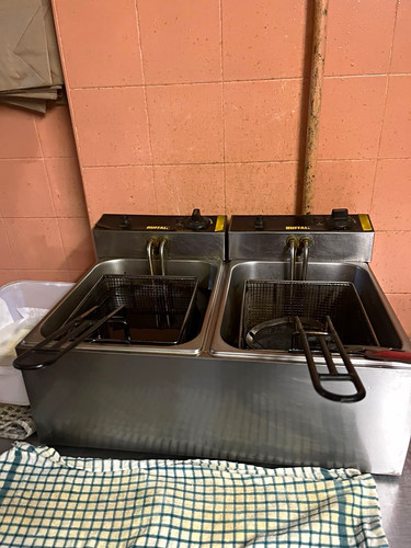 Commercial countertop deep fat - countertop,