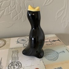 Vintage Ceramic ‘Blackbird In A Pie’ Steam Vent Funnel Baking New ~ 4 inch