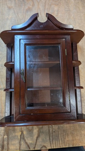 Vintage wooden curio - wooden,