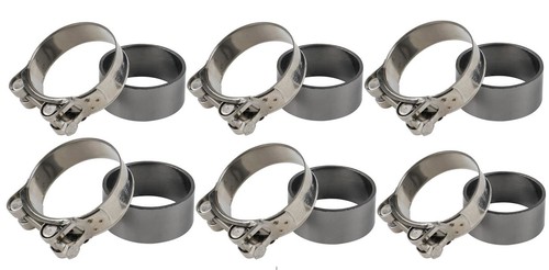 Exhaust seals clamp set - seals, for
