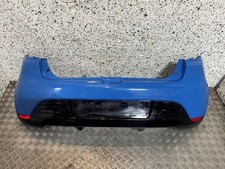 13-16 RENAULT CLIO MK4 REAR BUMPER BLUE PAINT CODE OVRPJ (SCRATCHED)