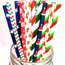 25 Christmas Paper Foil Retro