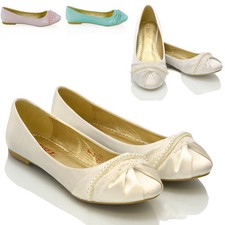 Womens Bridal Shoes Ballerina
