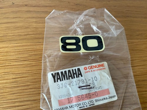 Yamaha emblem decal - dt80h, oil