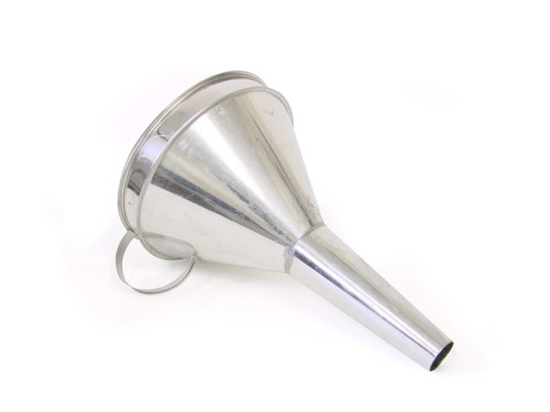 Metal funnel with - funnel,