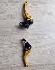 ASV clutch CRC541 and ASV brake BRC550 short gold levers