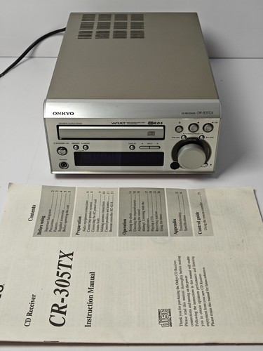 Onkyo 305fx silver stereo - onkyo,