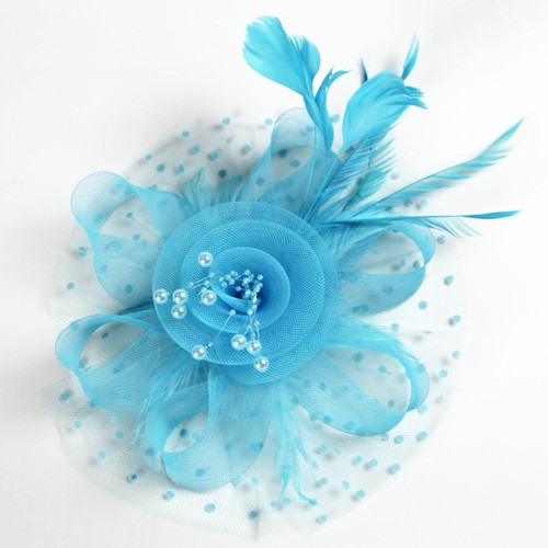 Elegant feather fascinator - elegant,