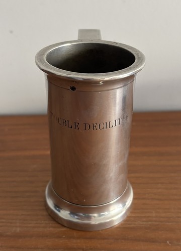 Antique pewter measuring - pewter,