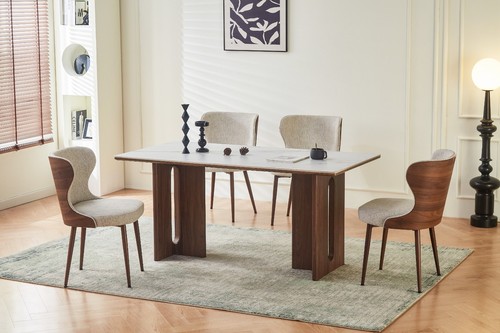 Rinato table walnut - table,