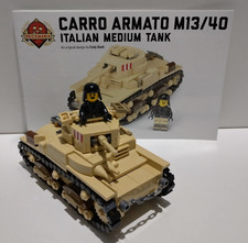 Brickmania WW2 Carro Armato M13/40 - Italian Medium Tank BKM2176  - Rare