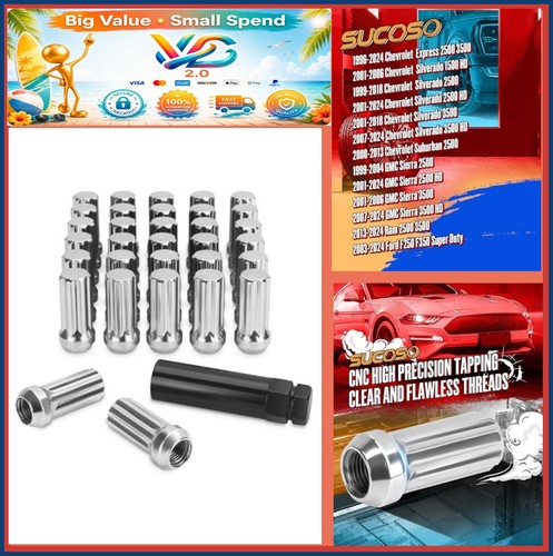 M14x1 lug nuts - m14x1.5, chrome