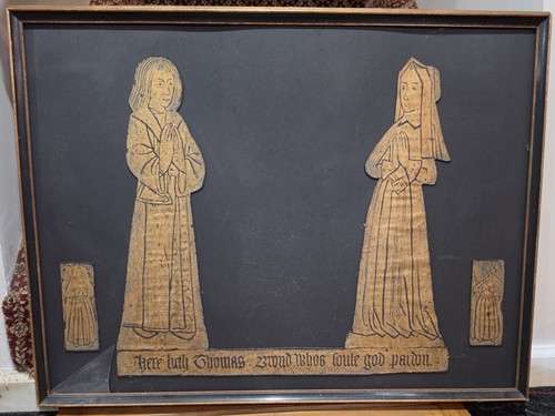 Vintage framed british brass - framed,