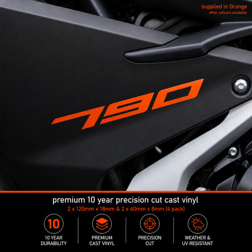 790 decals stickers - 790, 10