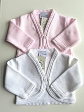 BABY GIRLS BOLERO PINK WHITE