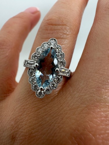 Platinum marquise cut - platinum,
