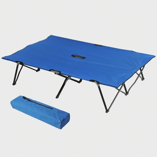 Double camping bed - bed, folding
