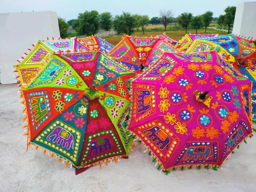 Indian traditional umbrellas - traditional,