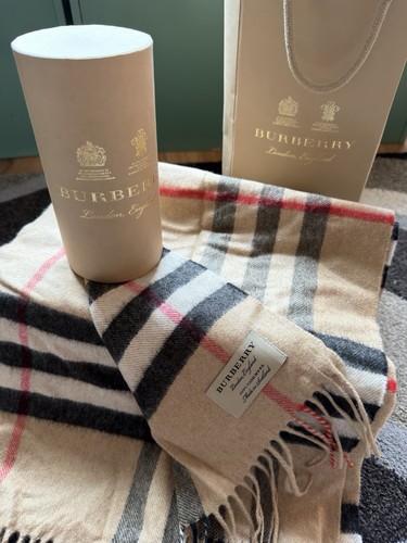 Burberry cashmere scarf - burberry,