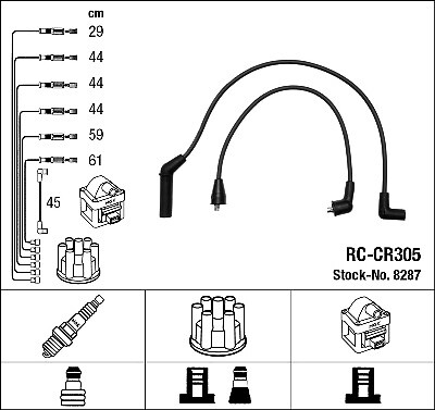 New ignition cable kit - new, for