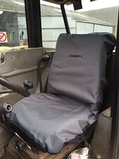 Embroidered with Case Logo Heavy Duty Waterproof Tractor Seat Cover 